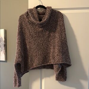Free People Cowl Neck Sweater Plush Knit